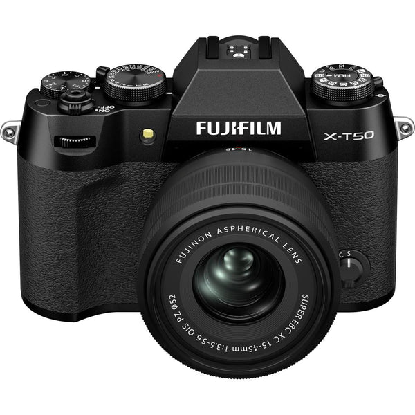 Fujifilm X-T50 Systemkamera Kit mit XC 15-45mm F3.5-5.6 OIS PZ schwarz