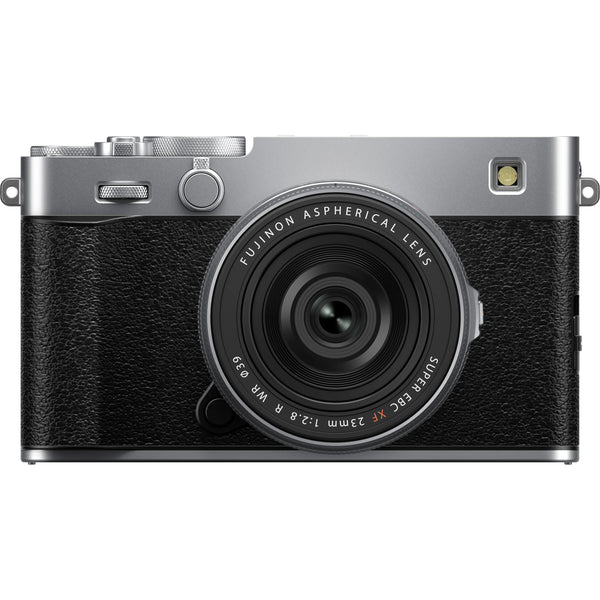 Fujifilm X-E5 Systemkamera Silber Kit mit 23mm F2.8 WR Festbrennweite