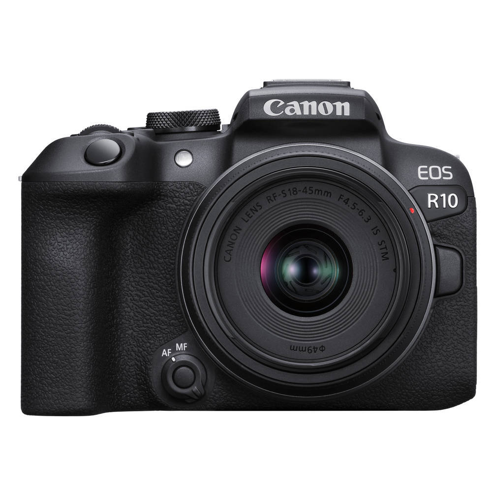Canon EOS R10 Systemkamera mit 18-45mm Standardzoom-Objektiv Kit