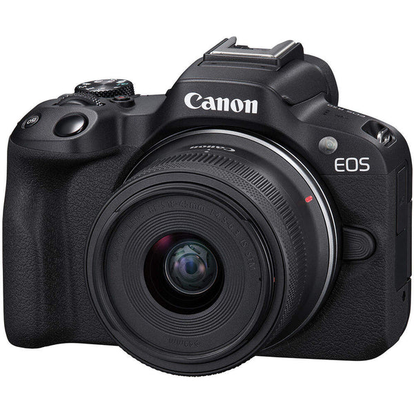 Canon EOS R50 Systemkamera mit RF-S 18-45mm Standardzoom-Objektiv Kit