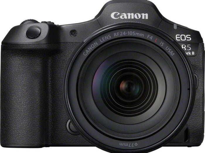 Canon EOS R5 Mark II Systemkamera mit RF 24-105mm F4 Standardzoom-Objektiv