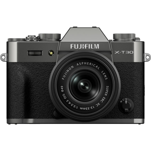 Fujifilm X-T30 III Systemkamera mit XC 13-33mm Objektiv Kit Charcoal