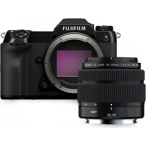 Fujifilm GFX 100S II Mittelformatkamera mit GF 35-70mm f4.5-5.6 WR Standardzoom-Objektiv