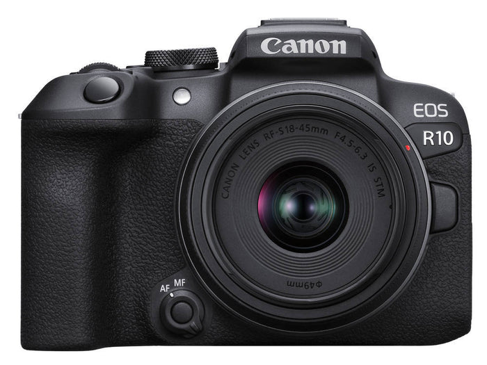 Canon EOS R10 Systemkamera mit 18-45mm Standardzoom-Objektiv Kit
