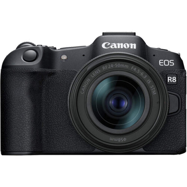 Canon EOS R8 Systemkamera mit 24-50mm IS STM RF Standardzoom-Objektiv