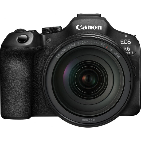 Canon EOS R6 Mark III Systemkamera mit RF 24-105mm F4L IS USM Standardzoom-Objektiv Kit