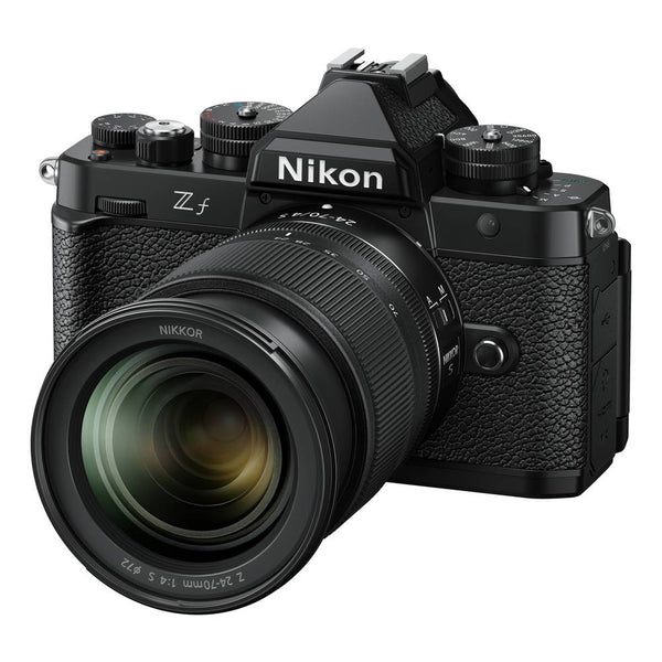 Nikon Zf Systemkamera mit 24-70mm F4 Standardzoomobjektiv Full-Frame 4K Video
