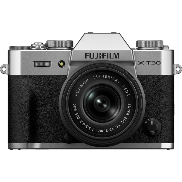 Fujifilm X-T30 III Systemkamera mit XC 13-33mm Objektiv Kit Silber